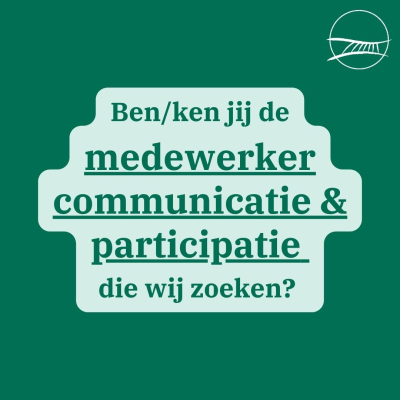 vacature medewerker communicatie en participatie